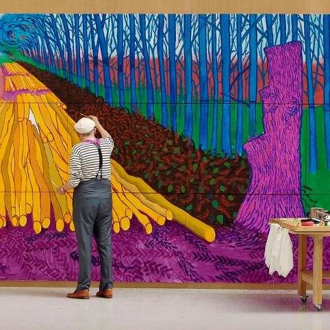 Exhibitions on the screen - movie with David Hockney