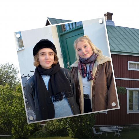 Ordsmidarna - en skrivkurs för unga med Norah Lång och Jorunn Lavonius. Foto: Lova Rudin