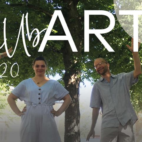 På bild ses några av de artister och konstnärer som vi får uppleva under hållbART 2020.