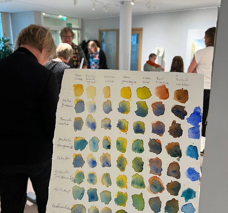 Colordisplay at the Nordic Institute on Åland