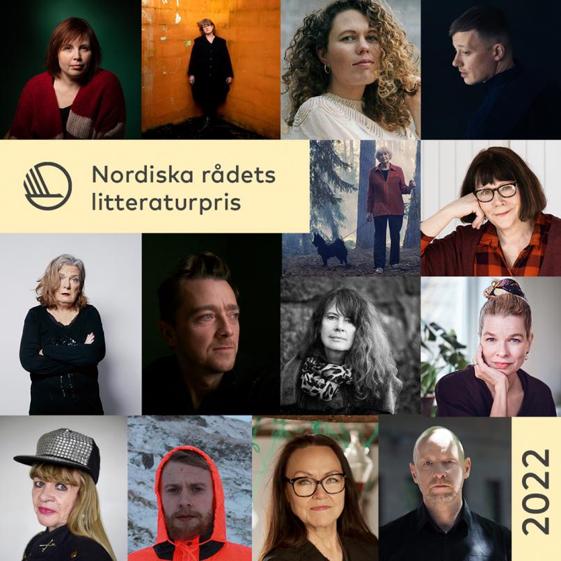 Nominerade till Nordiska Rådets litteraturpris 2022