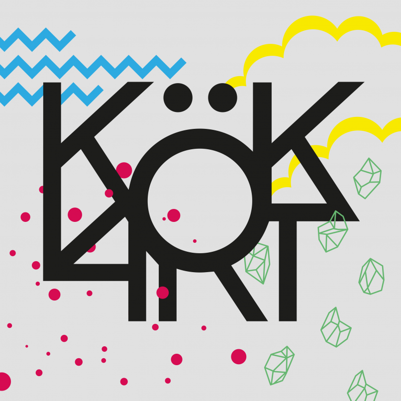 Bild av KÖKART festival 2018-logotyp.