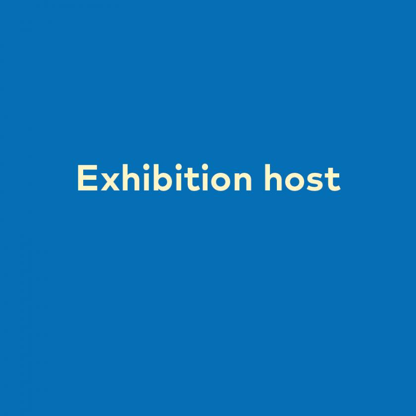 Exhibition host